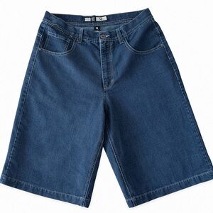 Southpole Denim Shorts Mens 36 Blue Baggy Y2K Skate Streetwear Graphic